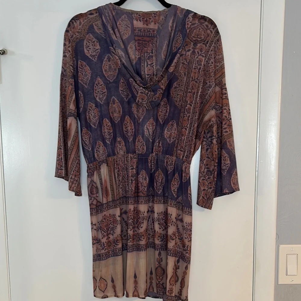Chaser Sundress Coverup Women Sz Medium Mesh Resort Beach Poolside Boho Hippie